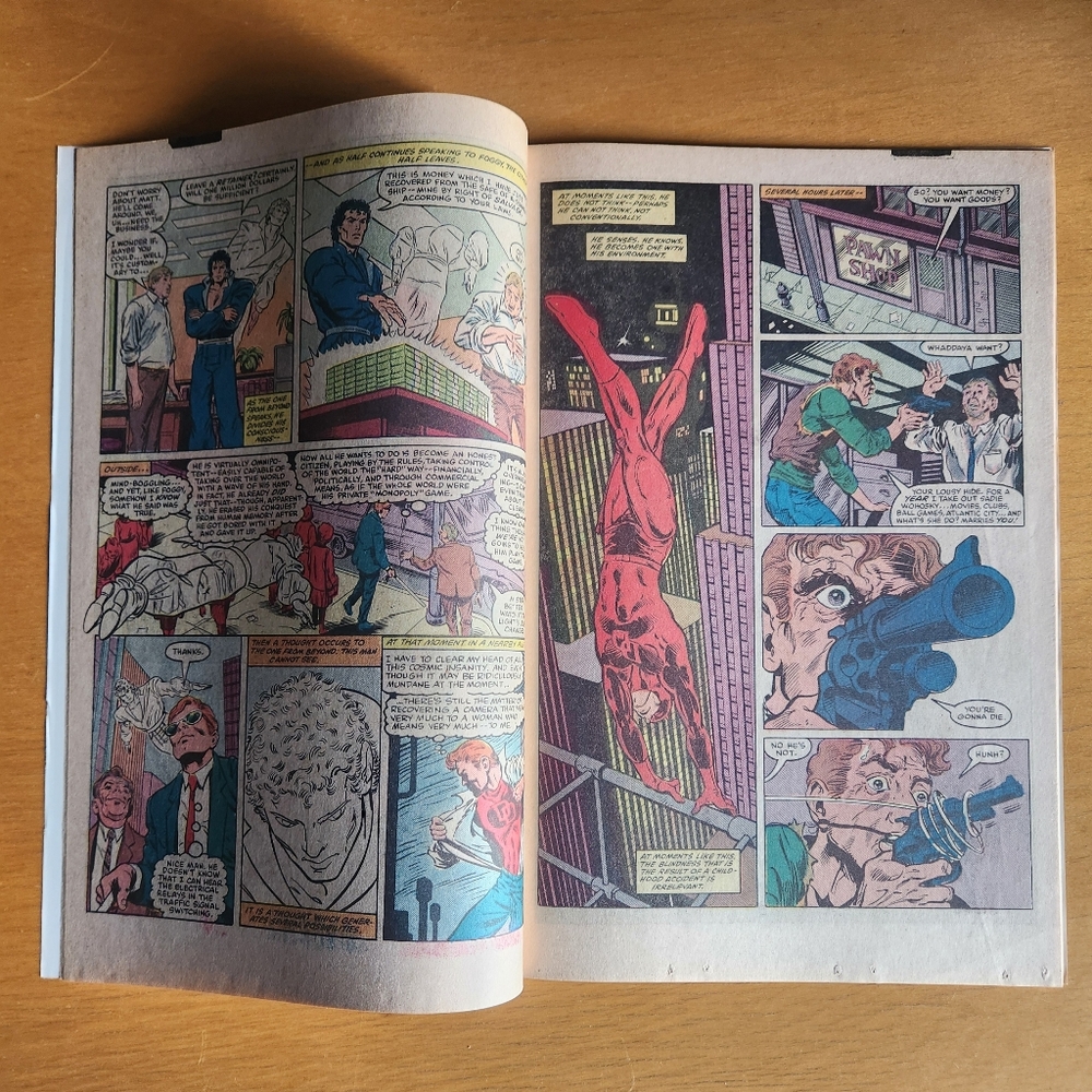 Daredevil #223 & #225, 1980s comic books (Lot of 2) - Picture 6 of 16